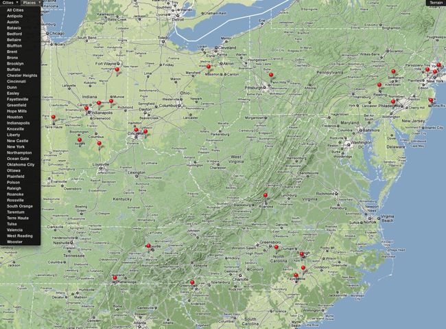 Prayer Stand Outreach Locations